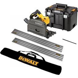 Dewalt DCS520NT 54v XR Flexvolt Cordless Plunge Saw Bare Tool + 2 Guide Rails