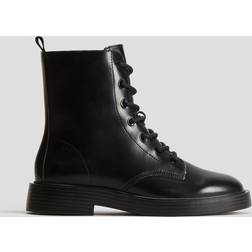 H&M Girls Lace-up Boots - Black
