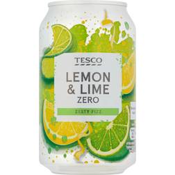 Tesco Lemon & Lime Zero 330 Ml 33cl
