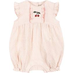 Konges Sløjd Ellie Frill Romper Gots - Rosa