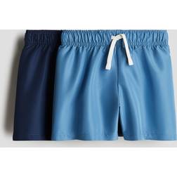H&M Boys 2-Pack Swim Shorts - Blue