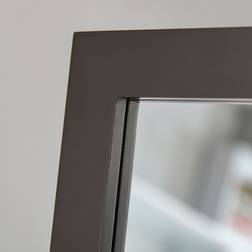 Homcom Freestanding Dressing Bedroom Tall Adjustable Angle 148x47 cm Brown Floor Mirror