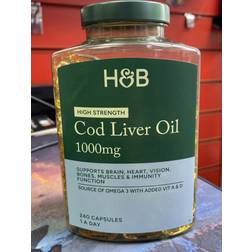 Holland & Barrett Cod Liver Oil 1000mg 240 Capsules