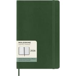 Moleskine Soft Cover Large Myrtle Green 12 Month 2026 Weekly Planner