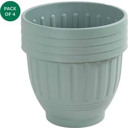 Wham Milieu Green Round Planter 47cm 4 Pack