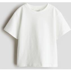 H&M T-shirt I Pimabomull Med Lös Passform - Vit