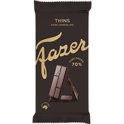 Fazer Thins 70% Dark Chocolate