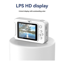 Jojomino 4K Digital Camera High-Definition Photography CCD Travel Selfie Entry-Level Small Students Campus Pink