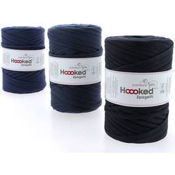 Hoooked Zpagetti Medium Tricotgarn 450 g Mørkeblå