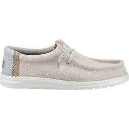 Hey Dude Wally Jute Sneaker Herrer - Beige