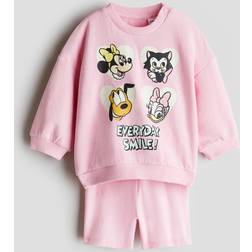 H&M Baby 2-Piece Printed Set - Pink