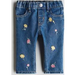 H&M Embroidery Detail Jeans - Blue