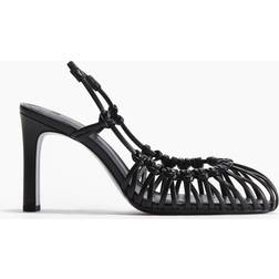 H&M Slingbacks Med Klack Och Knytdetalj - Svart