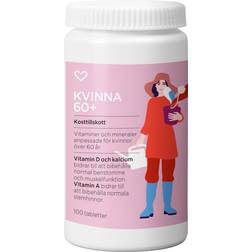 Hjärtats Multivitamin Kvinna 60+ Tablett 100st 100 st