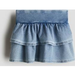 H&M Girls Denim-look Skirt - Blue