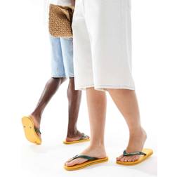 Havaianas Brazil Logo Flip Flops - Yellow