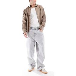Pull&Bear Baggy Jeans Med Ledig Passform - Grå