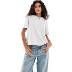 Weekday Perfect T-shirt I Firkantet Pasform - Grå