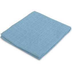 Sensillo Smooth Muslin Stofble 70 x 80 cm Blå