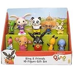 Bing Set Med 10 Figurer Vänner