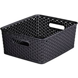 Curver Large 13L My Style Medium Rectangular Storage Anthracite Basket