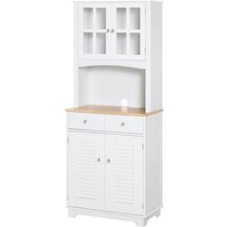 Homcom Credenza Alta per Cucina 68 x 39.5 x 170 cm Armadio