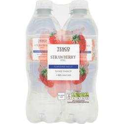 Tesco Strawberry Still Flavoured Water 4 x 500 ml 50cl