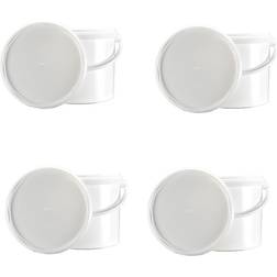 Itp ITP Packaging White Plastic Buckets 5 Litre 10 Litre