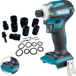 Makita DTD172Z 18V LXT Brushless Cordless 4 Stage Impact Driver Bare +9pc Socket