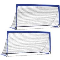 Homcom Set of Two Foldable Football Goal Net with Bag
