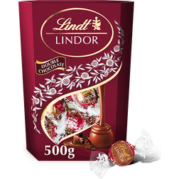 Lindt Lindor Double Chocolate Cornet 500g
