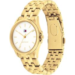 Tommy Hilfiger Ionic Gold-Plated White Dial Bracelet Watch