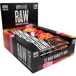 Warrior Raw Protein Flapjack Bars x 75g Each Packed with 20g 12 pcs