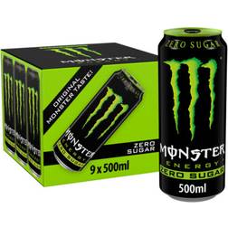 Monster Energy Drink Zero Sugar 9 x 500ml