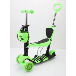 Trendi Switch 5 in 1 Scooter Foldable Adjustable Height 3 Wheel Boys Girls Green