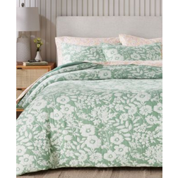 Charter Club Silhouette Floral Sets Full/Queen Duvet Cover Blue (243.8x228.6cm)