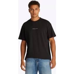 Tommy Jeans Linear Logo T-Shirt - Black