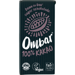 Ombar 100% Cacao Chocolate Bar 70g