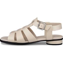 ecco Sculpted Alba 25 Leather Heeled Sandal - Beige