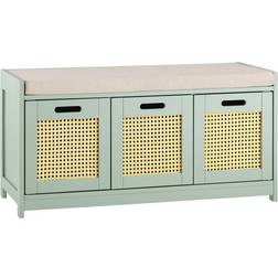 SoBuy Hallway Storage Bench Cabinet FSR182-GR Shoe Rack