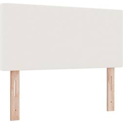 vidaXL Plain Design Cream 90 cm Corduroy Fabric Headboard 90cm
