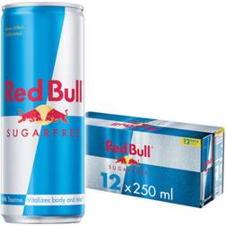 Red Bull Energy Drink Sugar Free Cans 12x250ml