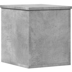 vidaXL Opbevaringsboks 30x35x35 cm Konstrueret Træ Betongrå Kiste