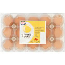 Tesco British Mixed Weight Eggs 805g 15pcs 1pack