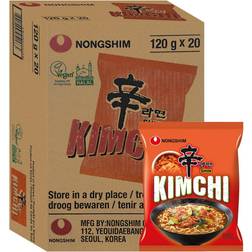 Nongshim Starry Mart NS Korean KIMCHI Ramyun Ramen Noodles 120g Box of 20 Packets