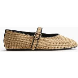 H&M Mary Janes I Strå - Beige