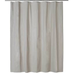 GoodHome Rideau De Douche Taupe Drina 180 x 200 cm