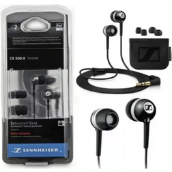 Sennheiser CX300 II Precision Bass-Driven In Ear Earphones Schwarz