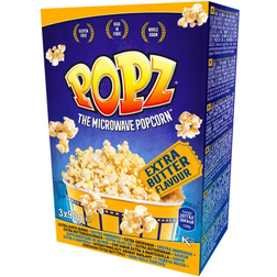 Popz Micropopcorn - Movie Butter Flavour. Popz 90g 3pack