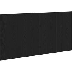 vidaXL Black Oak 160x1.5x80 cm Headboard